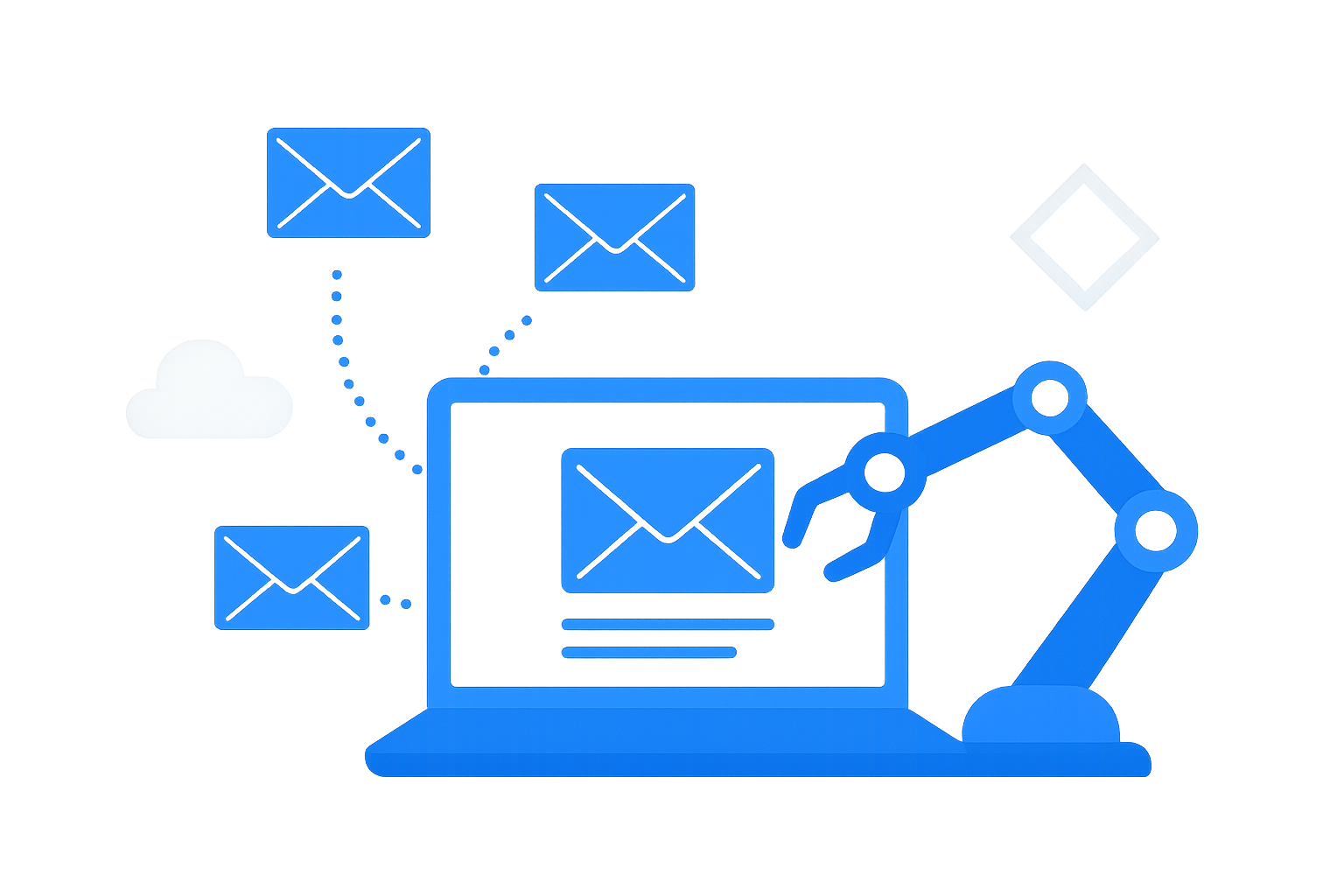 新規営業自動化のイラスト